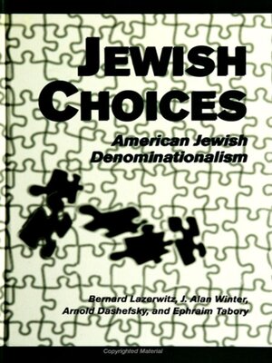 cover image of Jewish Choices